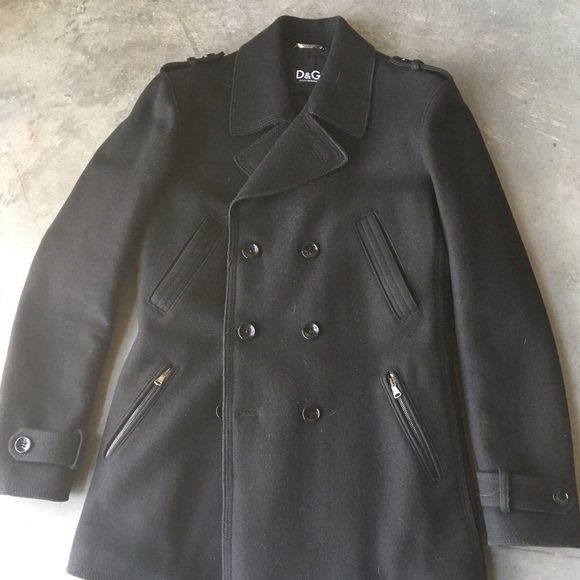 Military Pea Coat Wool 